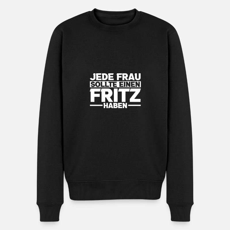 Fritz - Pull Premium bio Homme - noir