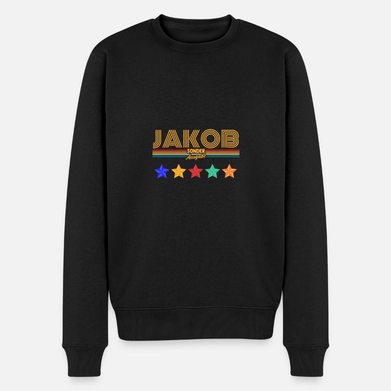 Jacob - Pull Premium bio Homme - noir