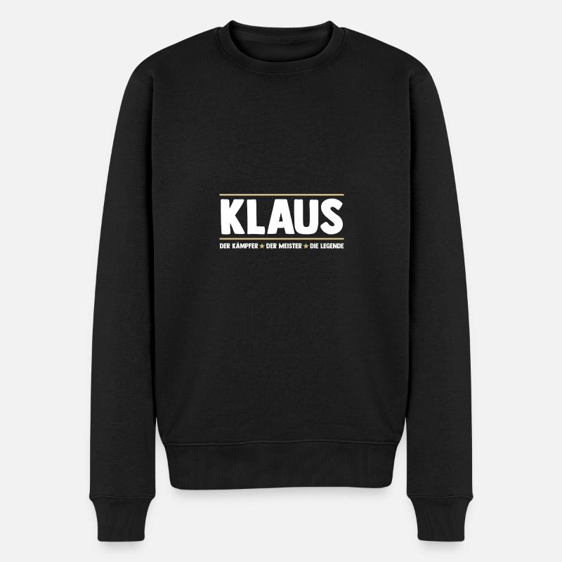 Klaus - Pull Premium bio Homme - noir