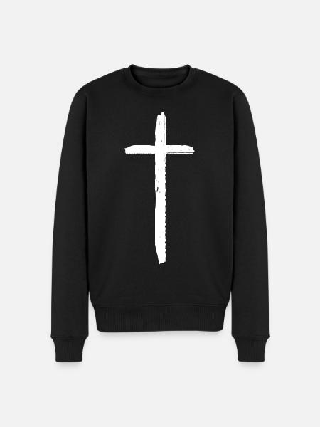 Croix - Pull Premium bio Homme - noir