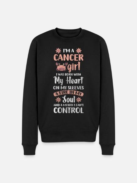 Zodiac sign element - Men's Premium Organic Jumper - black