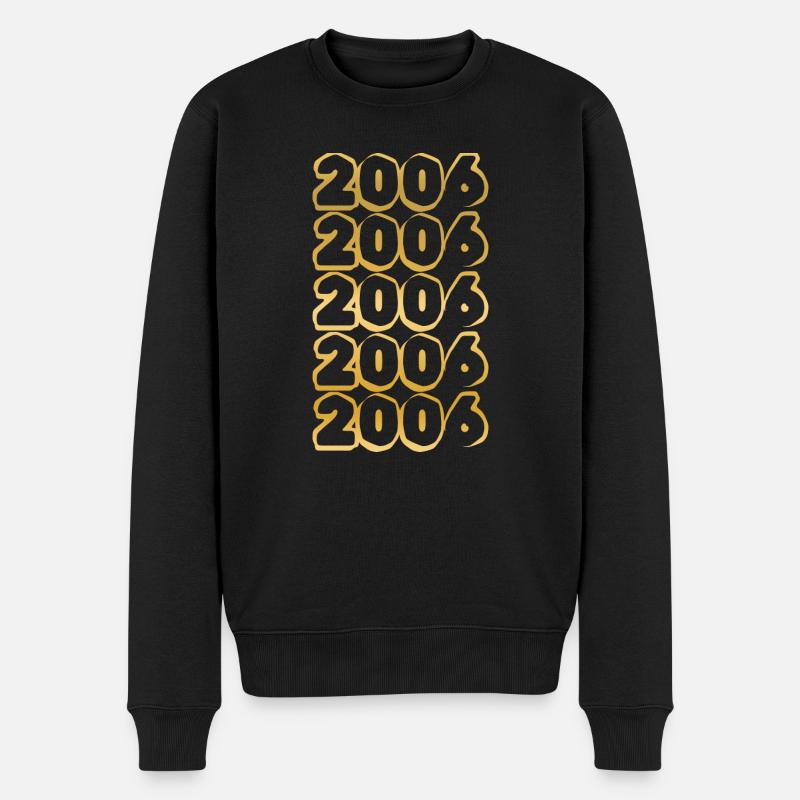 Année 2006 - Pull Premium bio Homme - noir