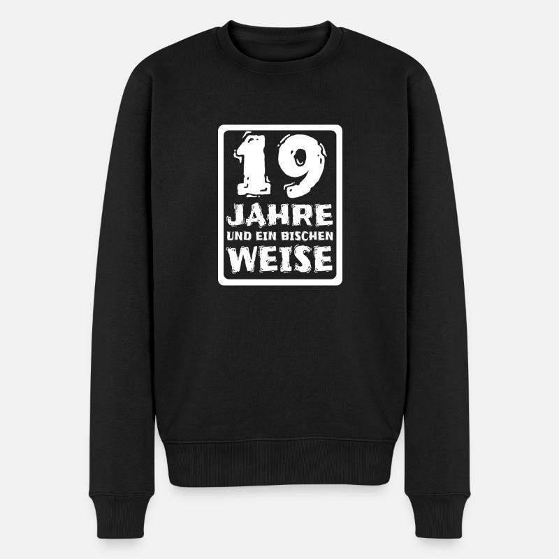 Sagesse 19 - Pull Premium bio Homme - noir