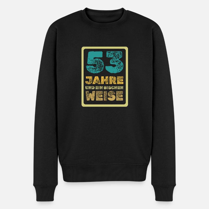 53 ans - Pull Premium bio Homme - noir