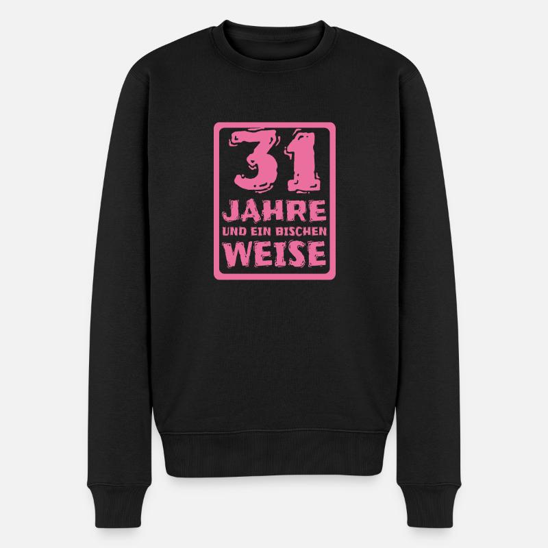 Alter 31 - Männer Premium Bio Pullover - Schwarz