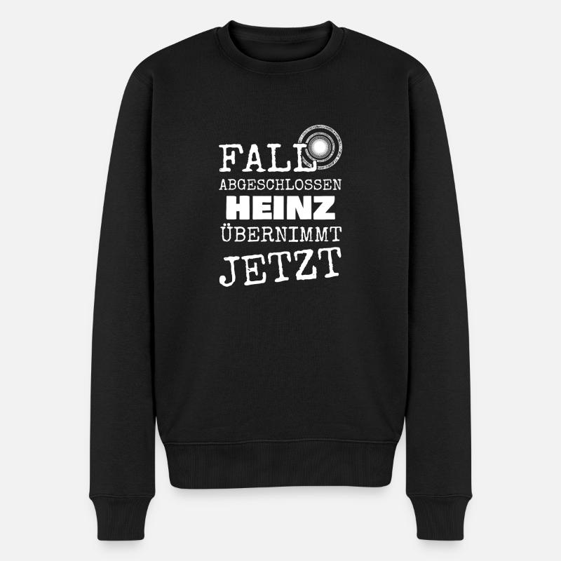 Prénom Heinz - Pull Premium bio Homme - noir