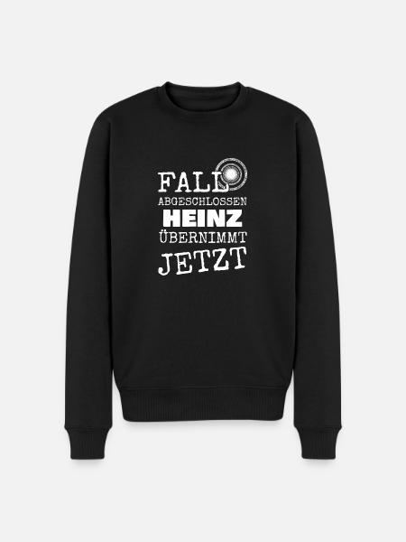 Gift for Heinz - Men's Premium Organic Jumper - black
