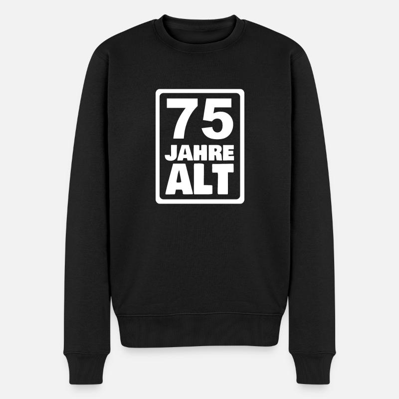 Année 75 - Pull Premium bio Homme - noir