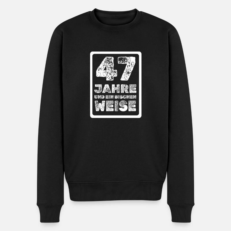 47 - Pull Premium bio Homme - noir