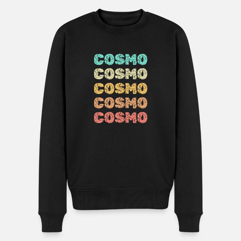 Cosmo Cosmo - Männer Premium Bio Pullover - Schwarz