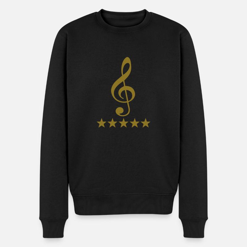 clef deluxe - Pull Premium bio Homme - noir