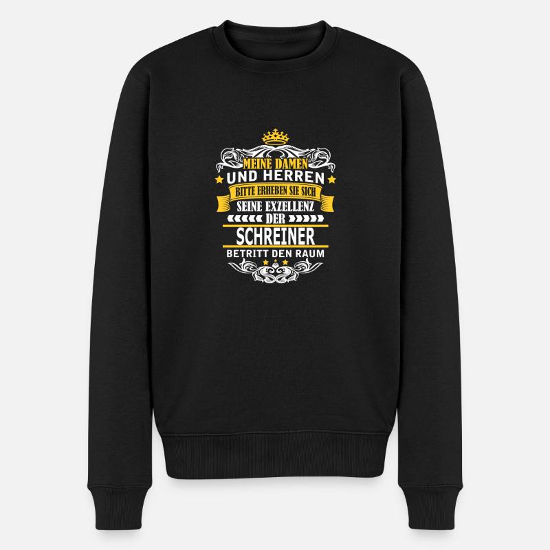 SCHREINER - Männer Premium Bio Pullover - Schwarz