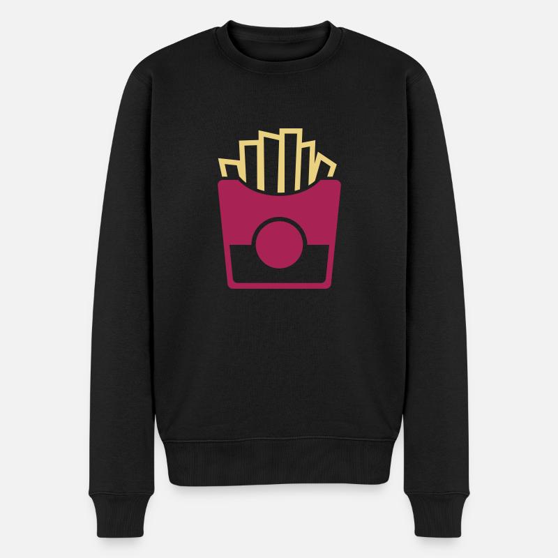 frites Pommer - Pull Premium bio Homme - noir