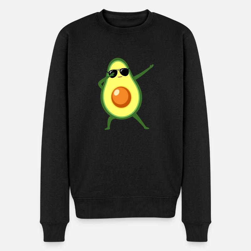 Dabbing Avocado With Sunglasses - Cool Gift - Pull Premium bio Homme - noir
