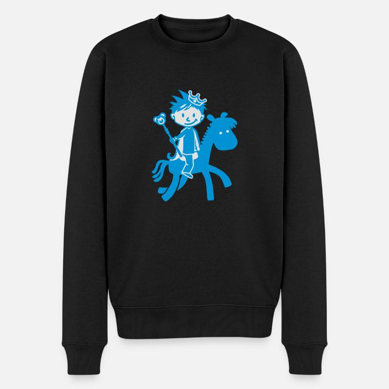 Kleiner Prinz - Little Prince - Pull Premium bio Homme - noir