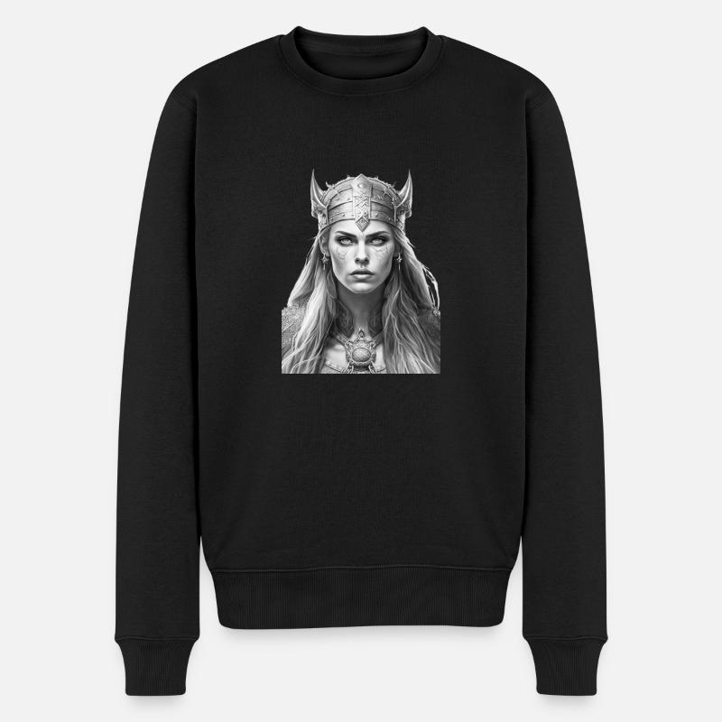 Norse 1 - Männer Premium Bio Pullover - Schwarz