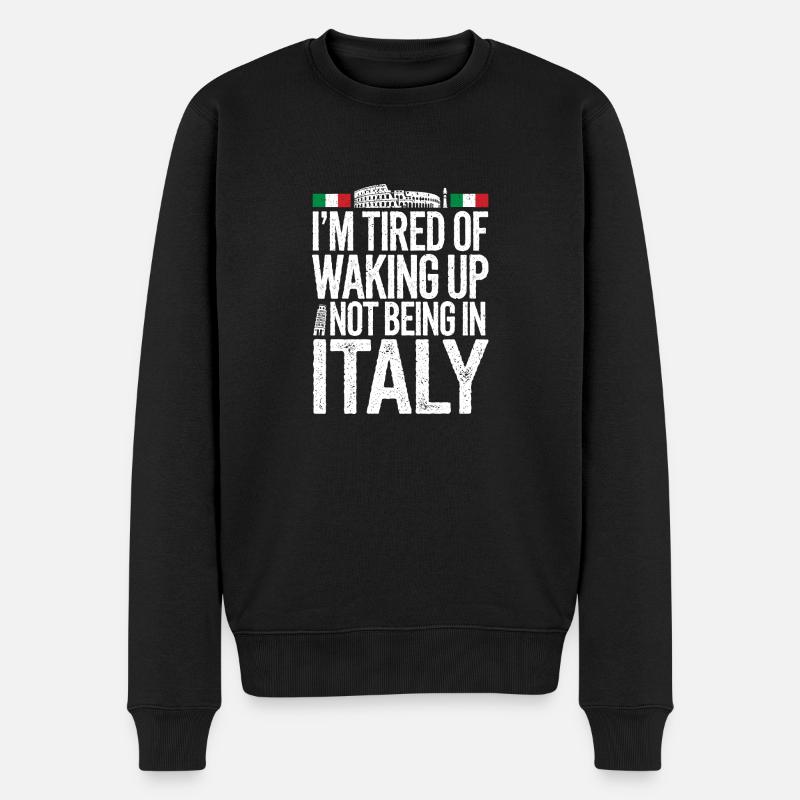 Envie d’Italie - Pull Premium bio Homme - noir