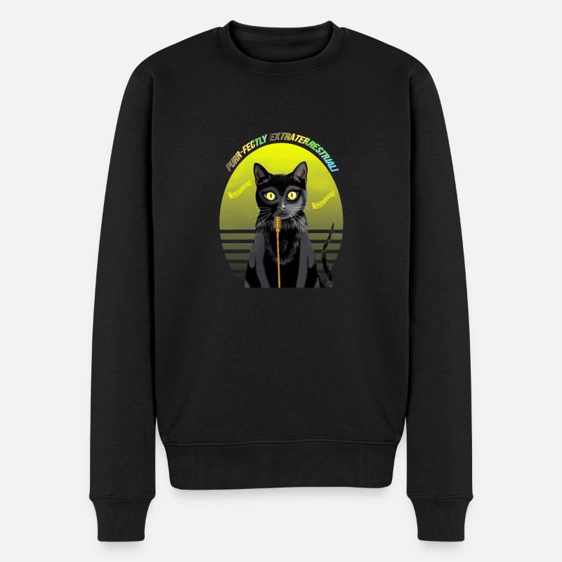 Star Cat : Chanter le blues - Pull Premium bio Homme - noir