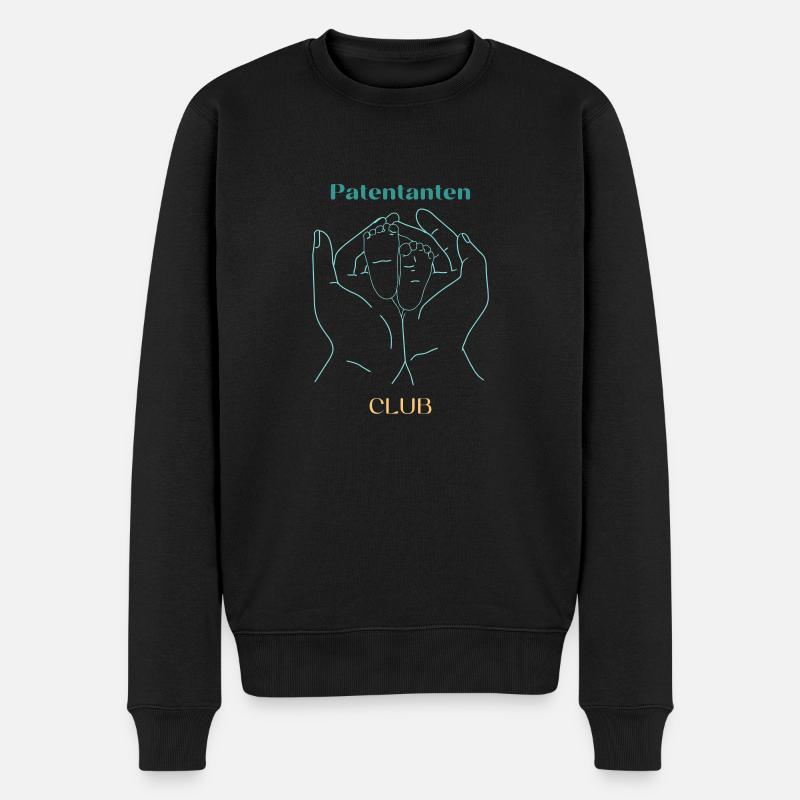 Patentanten Club - Männer Premium Bio Pullover - Schwarz