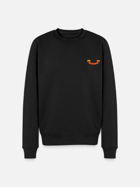 Harry Potter Gryffindor Banner Embroidery Design - Økologisk premium-sweatshirt til mænd - sort