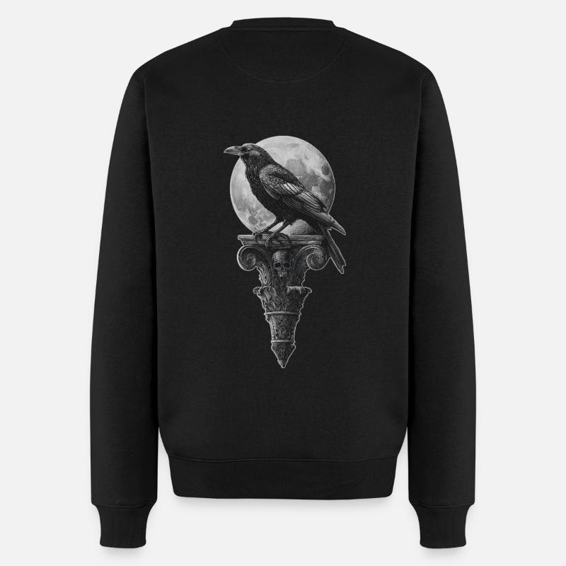 Rabe - Männer Premium Bio Pullover - Schwarz