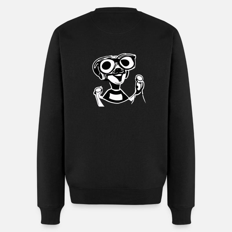 Alfons - Pull Premium bio Homme - noir