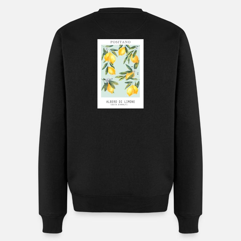 Citrons - Pull Premium bio Homme - noir