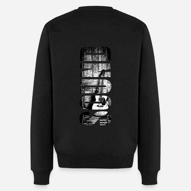 Ton - Männer Premium Bio Pullover - Schwarz