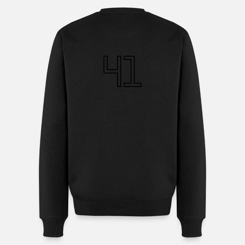 Numéro 41 (Style Université) - Pull Premium bio Homme - noir