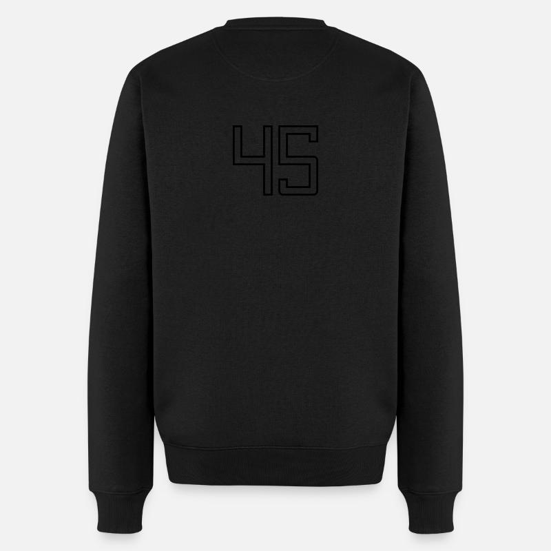 Numéro 45 (Style Université) - Pull Premium bio Homme - noir