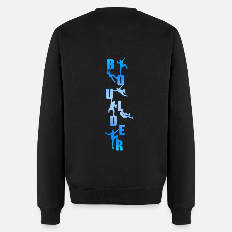 boulder - Männer Premium Bio Pullover - Schwarz