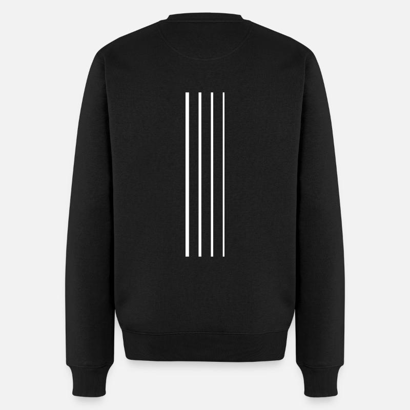 Bass - Männer Premium Bio Pullover - Schwarz