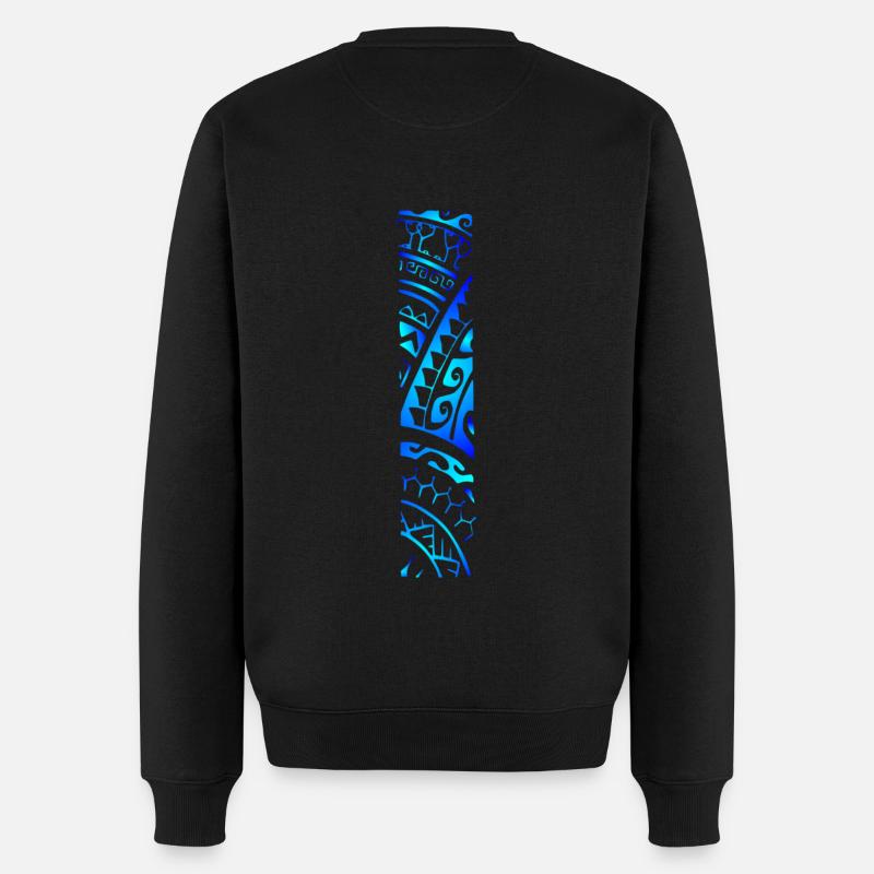 REVA (Bleu Lagon) - Pull Premium bio Homme - noir