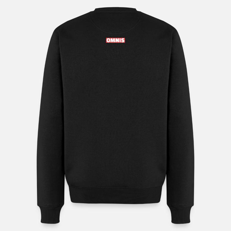 omnis - Männer Premium Bio Pullover - Schwarz