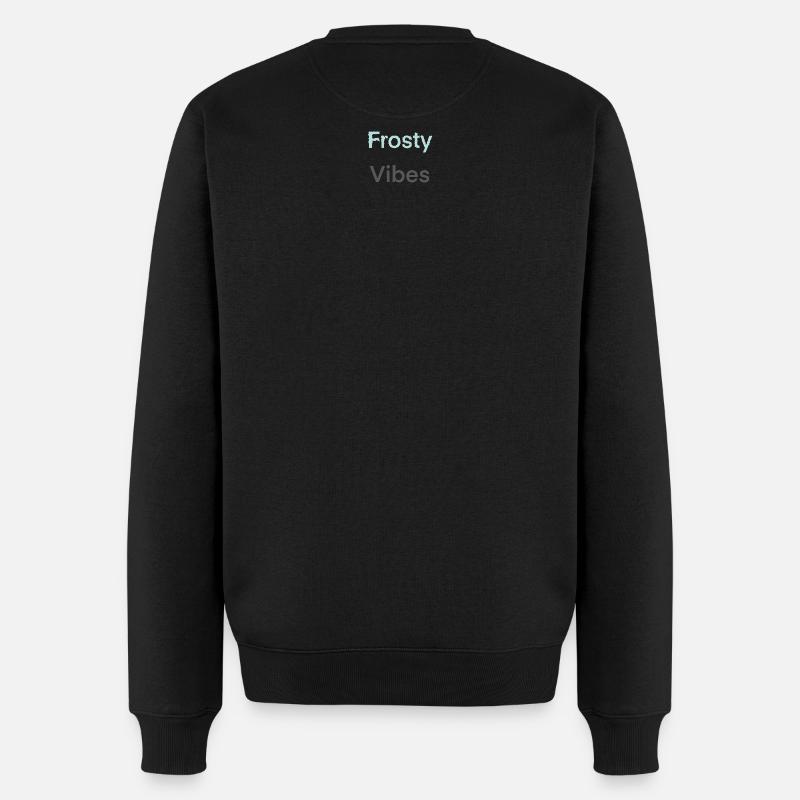 Vibrations glaciales - Pull Premium bio Homme - noir