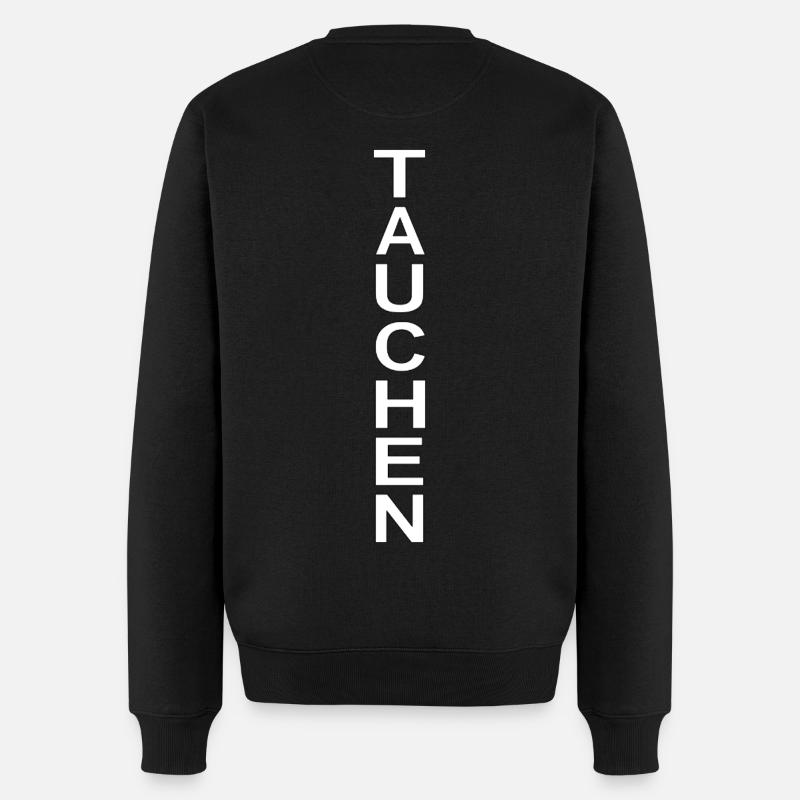 Cadeau des Écritures de plongée - Pull Premium bio Homme - noir