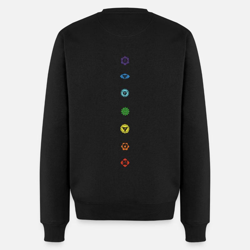 Chakra Collection - Pull Premium bio Homme - noir
