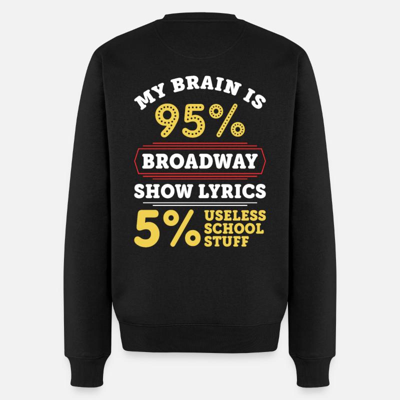Theater - Männer Premium Bio Pullover - Schwarz