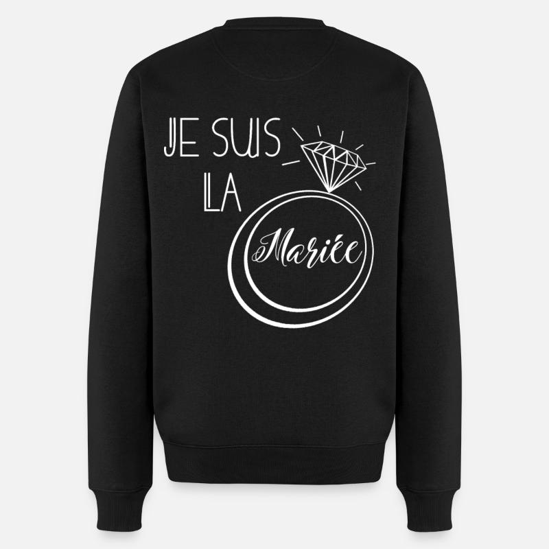 je suis la mariée - Pull Premium bio Homme - noir