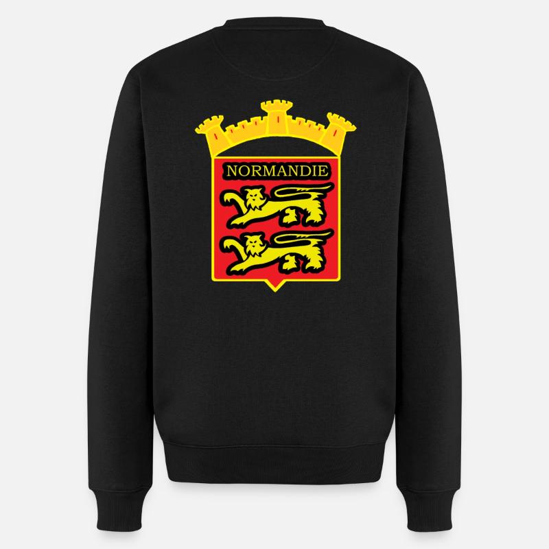 LION DE NORMANDIE - Pull Premium bio Homme - noir