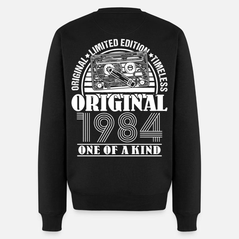 40e anniversaire - Pull Premium bio Homme - noir