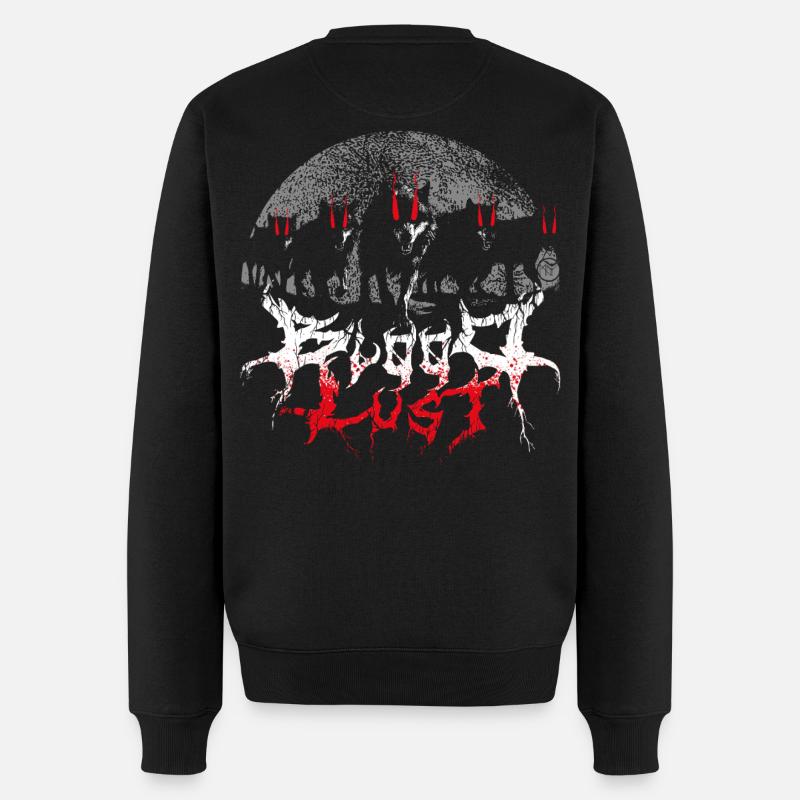 Meute de loups Soif de sang - Pull Premium bio Homme - noir