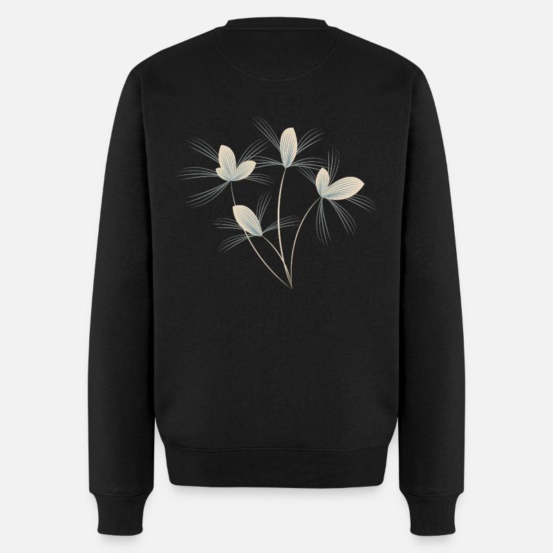 Bouquet de fleurs - Pull Premium bio Homme - noir