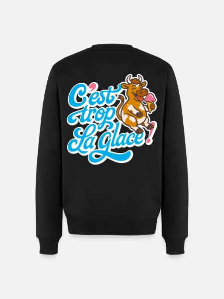 C'est trop la glace ! - Pull Premium bio Homme - noir