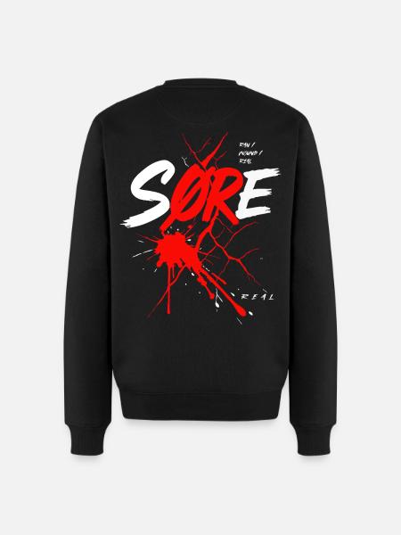 Urban Streetwear T-Shirts - Økologisk premium-sweatshirt til mænd - sort