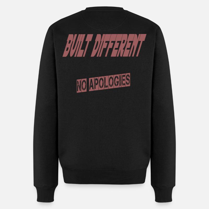 Construit différemment – Aucune excuse | Sweat à capuche unisexe - Pull Premium bio Homme - noir