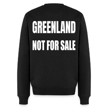 Groenland Non à vendre - Pull Premium bio Homme - noir - Dos - Nico (187cm)