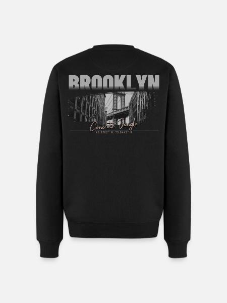 Brooklyn Concrete Jungle Streetwear - Men's Premium Organic Jumper - black