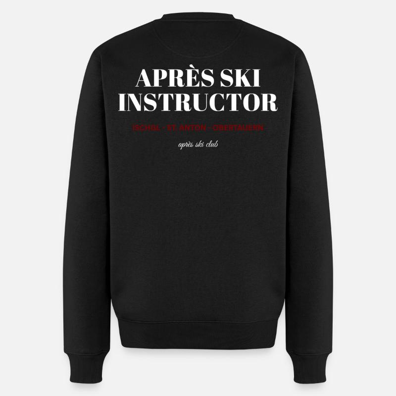 APRrès Moniteur de ski - Pull Premium bio Homme - noir