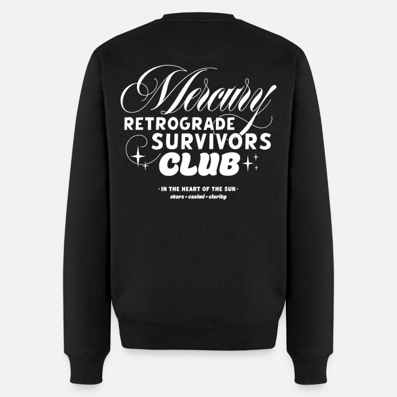 Club des survivants de Mercure rétrograde - Pull Premium bio Homme - noir